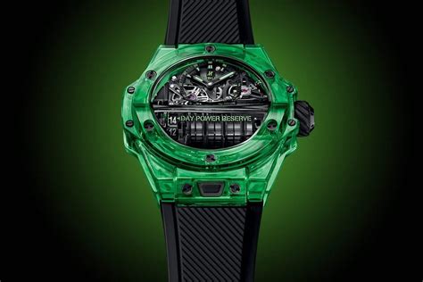 hublot green emerald|Hands.